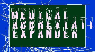 MedicalAbbreviationExpander